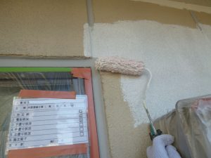 塗装工事 下塗り